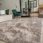 Tapete Para Sala Peludo Felpudo Luxo Retangular Cinza Casen