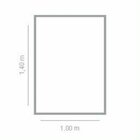 Tapete Para Sala-quarto Aconchego 01 100x140 Branco  Felpudo