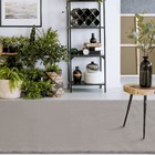 Tapete Para Sala-quarto Aconchego 05 67x180 Off White Felpudo