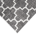 Tapete Para Sala-quarto Antuerpia 01 66x210 Bege Cinza Geomét