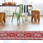 Tapete Para Sala-quarto Bruxelas 01 66x210 Vermelho Clássico