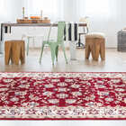 Tapete Para Sala-quarto Bruxelas 06 66x210 Vermelho Clássico