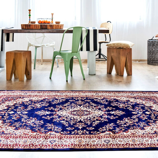 Tapete Para Sala-quarto Bruxelas 07 200x250 Azul Clássico 790