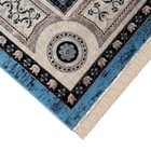 Tapete Para Sala-quarto Bruxelas 09 50x100 Azul Clássico 7908