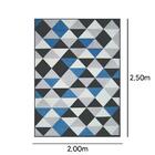 Tapete Para Sala Quarto Cozinha Veludo 2 X 2,5 Metros Retangu