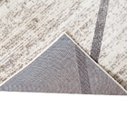 Tapete Para Sala-quarto Liege 05 40x60 Bege Cinza Geométrico