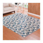 Tapete Para Sala Quarto Passadeira Estampada 68x110 Cm Belga