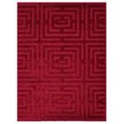 Tapete Para Sala Realce Eden 10 Vermelho 1,50x2,00m - J Serra