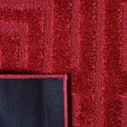 Tapete Para Sala Realce Eden 10 Vermelho 1,50x2,00m - J Serra