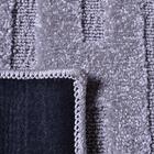 Tapete Para Sala Realce Eden 51 Cinza 1,00x1,50m - J Serrano