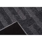 Tapete Para Sala Realce Eden 52 Grafite 1,00x1,50m - J Serrano