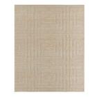 Tapete Para Sala Realce Eden 60 Areia 2,00x3,00m - J Serrano