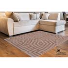 Tapete Para Sala Realce Eden 72 Bege 1,00x1,50m - J Serrano