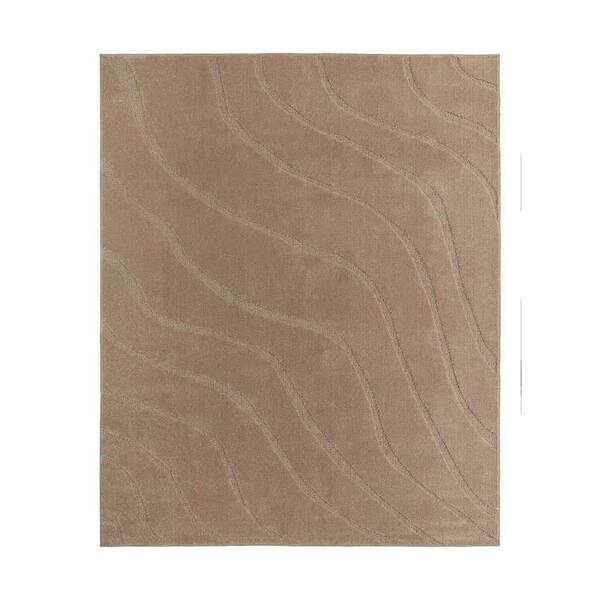 Tapete Para Sala Realce Falesia 03 Creme Cotton 1,00x1,50m -