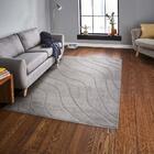 Tapete Para Sala Realce Falesia 51 Cinza 3,00x4,00m - J Serra