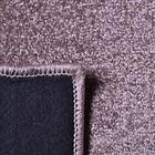 Tapete Para Sala Realce Liso 35 Taupe 1,00x1,50m - J Serrano