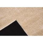 Tapete Para Sala Realce Liso 60 Areia 2,00x3,00m - J Serrano