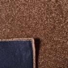 Tapete Para Sala Realce Liso 79 Caramelo 1,00x1,50m - J Serra