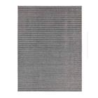 Tapete Para Sala Realce Listras 52 Grafite 3,00x4,00m - J Ser