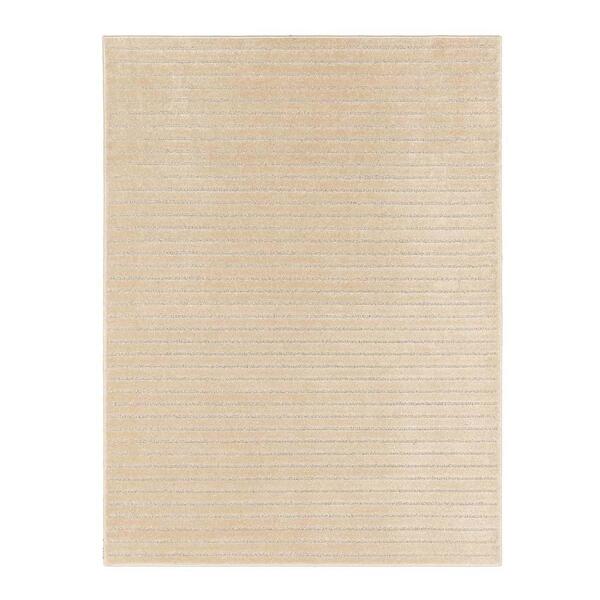 Tapete Para Sala Realce Listras 60 Areia 3,00x4,00m - J Serra
