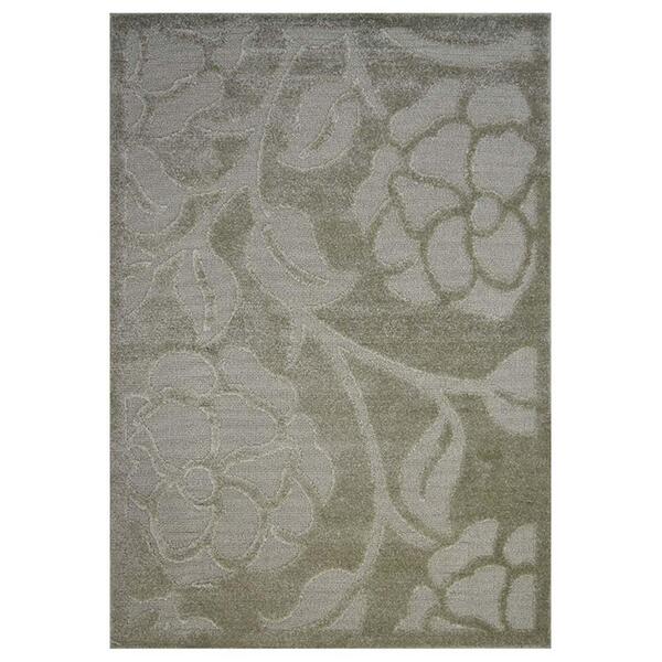 Tapete Para Sala Realce Roses 32 Verde-fendi 1,00x1,50m - J S