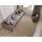 Tapete Para Sala Realce Sand 03 Creme Cotton 2,00x3,00m