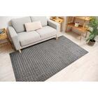 Tapete Para Sala Realce Spot 52 Grafite 1,00x1,50m - J Serrano