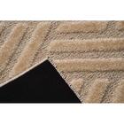 Tapete Para Sala Realce Trama 60 Areia 1,50x2,00m - J Serrano