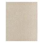 Tapete Para Sala Realce Trama 60 Areia 1,50x2,00m - J Serrano