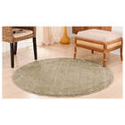 Tapete Para Sala Redondo 1,00 Classic Trigo Oasis