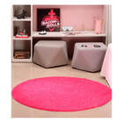 Tapete Para Sala Redondo 2,00 Classic Rosa Pink Oasis