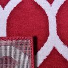 Tapete Para Sala Renaissance Dublin Vermelho 1,00x1,50m