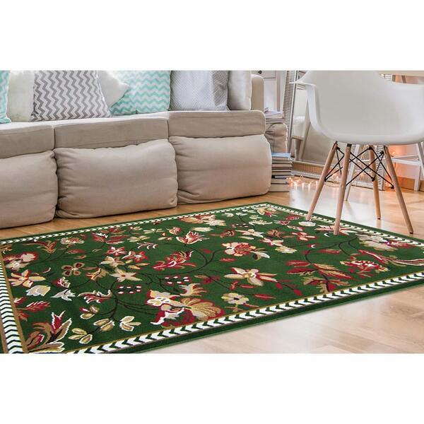 Tapete Para Sala Renaissance Genebra 30 Verde 1,50x2,00m - J