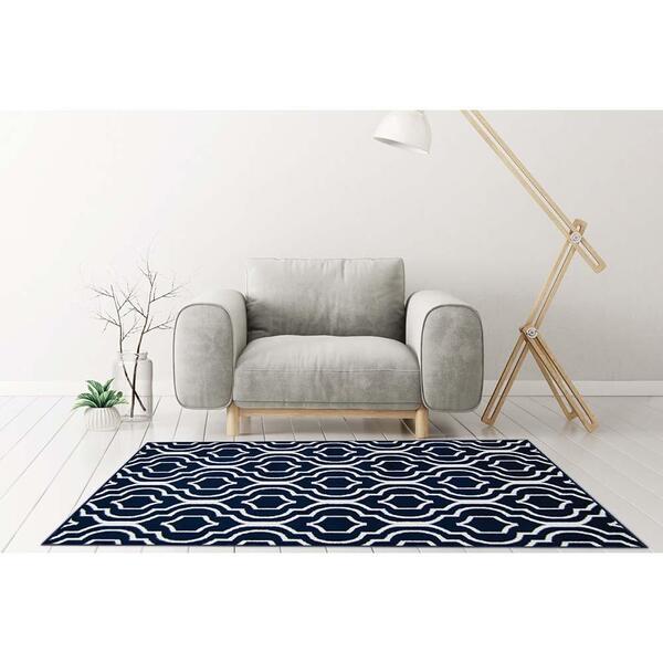 Tapete Para Sala Renaissance Lumiere 20 Azul 1,00x1,50m - J S