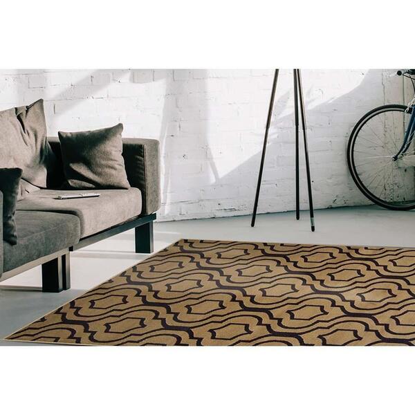 Tapete Para Sala Renaissance Lumiere Caramelo 2,00x2,50m