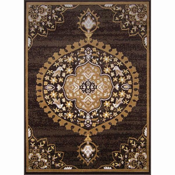 Tapete Para Sala Renaissance Madrid 70 Marrom 1,00x1,50m - J