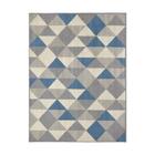 Tapete Para Sala Renaissance Verona 83 Grafite-azul 1,00x1,50