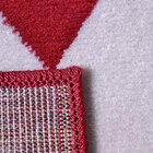 Tapete Para Sala Renaissance Zig Zag 10 Vermelho 2,00x2,50m -