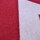 Tapete Para Sala Renaissance Zig Zag 10 Vermelho 2,00x2,50m -