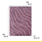 Tapete Para Sala Retangular 200 X 150 Cm Realce Falésia Velud