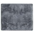 Tapete Para Sala Retangular Kazan Liso Cinza 2 00m X 1 40m -