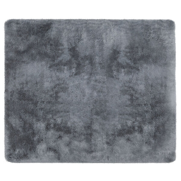 Tapete Para Sala Retangular Kazan Liso Cinza 2 00m X 1 40m -