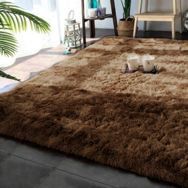 Tapete Para Sala Retangular Peludo Tamanho Médio 2,00m X 2,40