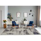 Tapete Para Sala Rimma Park Cinza E Azul 2,00x3,00m - São Car