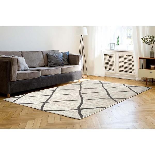 Tapete Para Sala Sanford 04 Bege 1,40x2,00m - Edantex