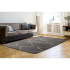 Tapete Para Sala Sanford 05 Cinza 1,40x2,00m - Edantex