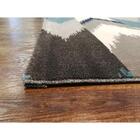 Tapete Para Sala Sena 03 Bege-azul 1,00x1,40m - Edantex