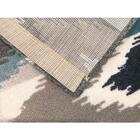 Tapete Para Sala Sena 03 Bege-azul 1,00x1,40m - Edantex