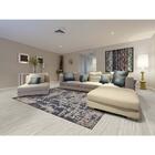 Tapete Para Sala Seridó B2694a Cinza 1,43x2,20m - São Carlos