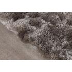 Tapete Para Sala Silk Shaggy Prata 2,50x3,00m - Niazitex